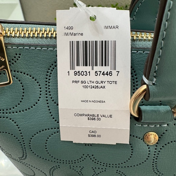 Coach Gallery Tote Bag In Signature Leather - Picture 3 of 10